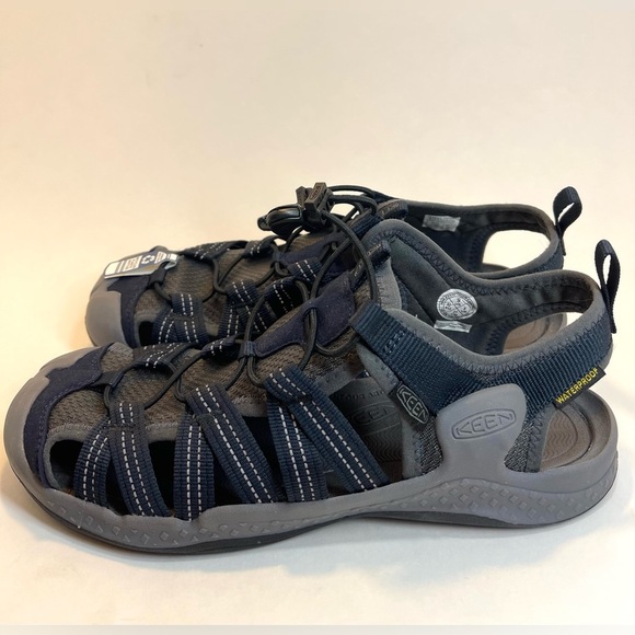 NWT KEEN Men’s Drift Creek H2 Closed To Water Sandals Size Us 9 EU 42 Navy Grey - Picture 3 of 7